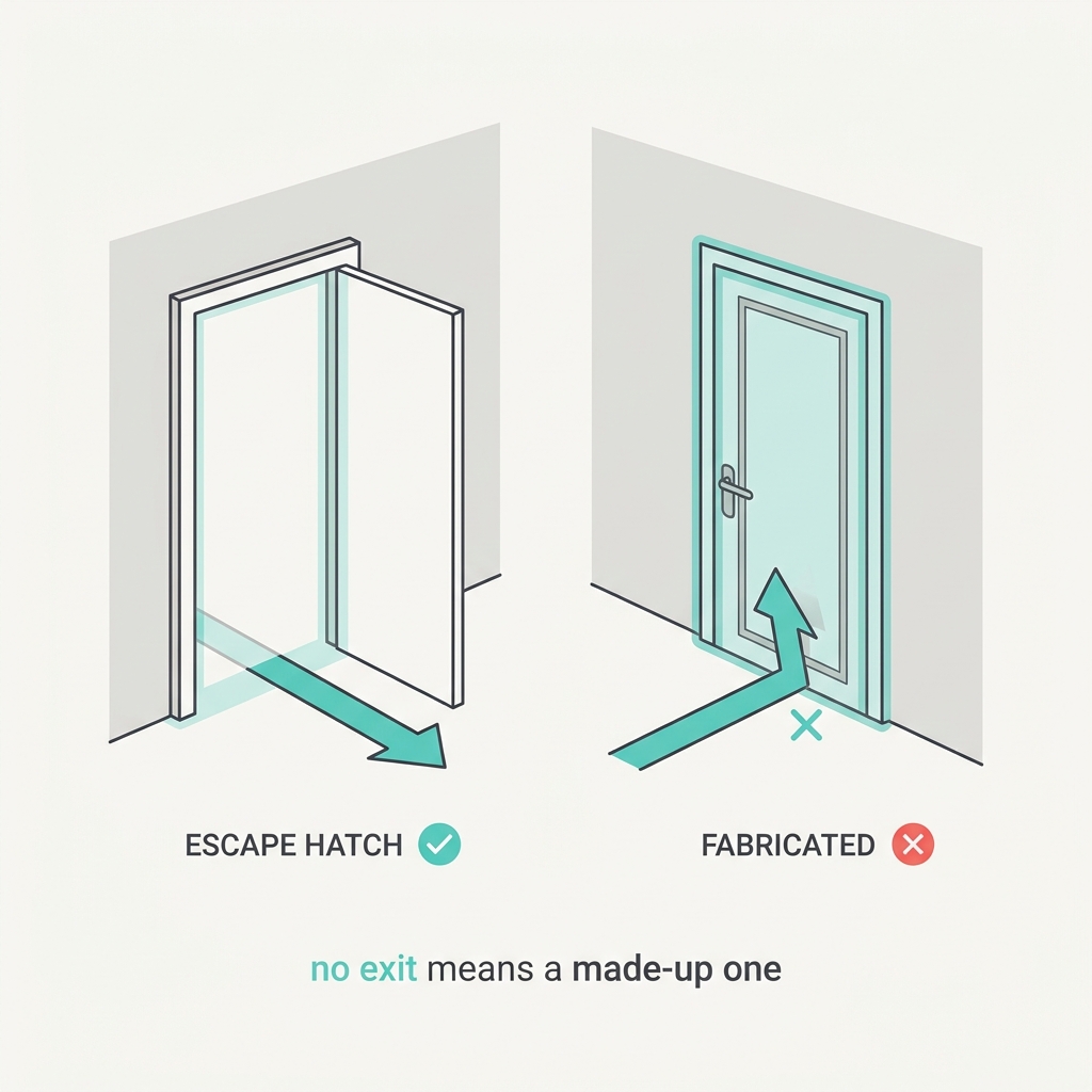 Diagram explaining The Escape Hatch Law